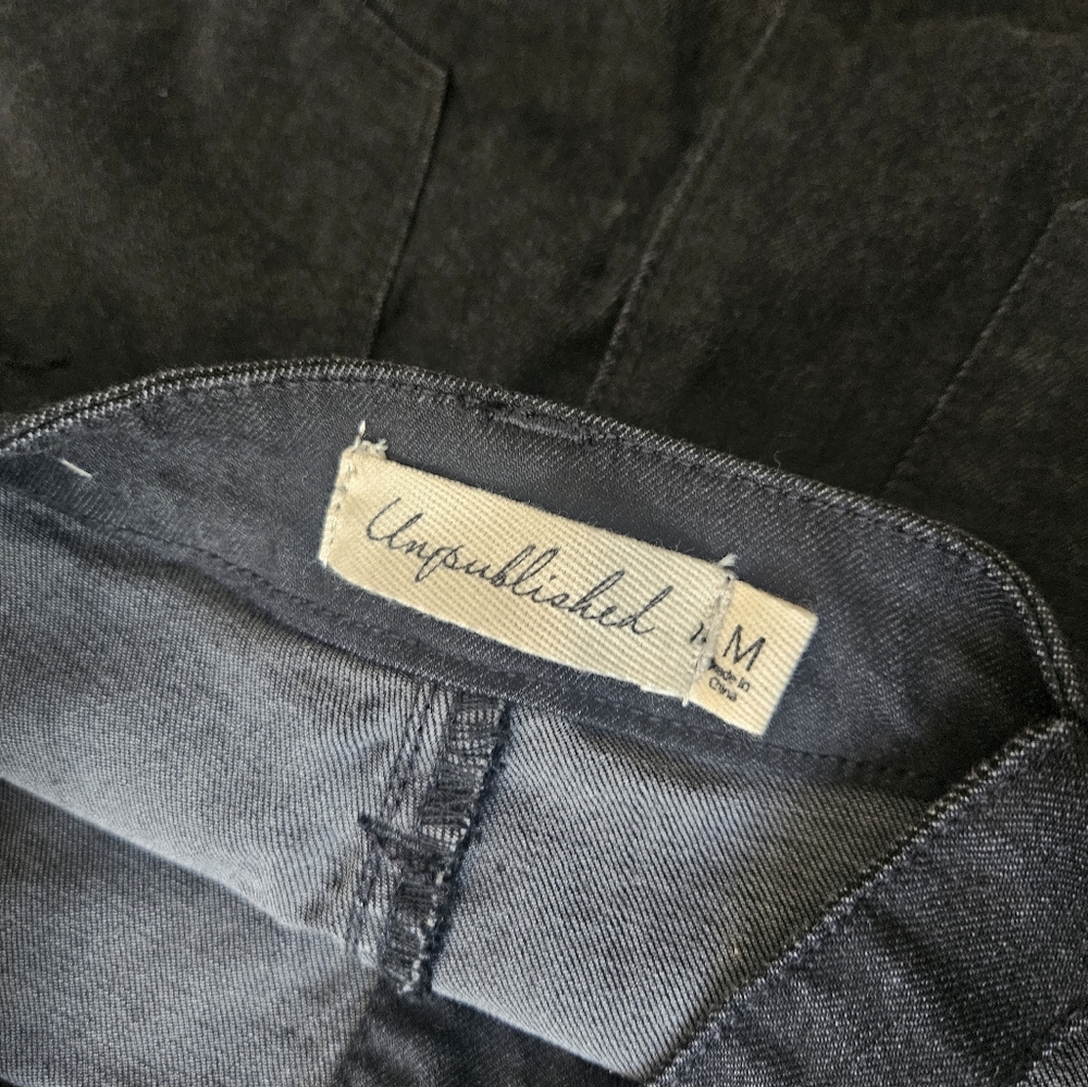NWT Unpublished Millie Straight Leg Black Overalls - Picture 9 of 11